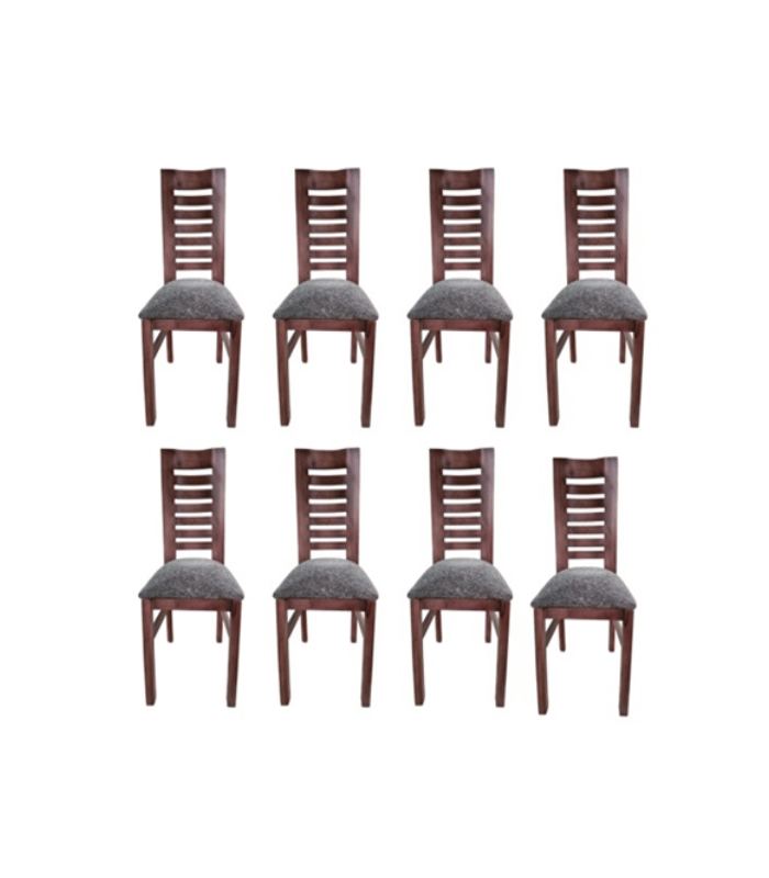 PACK 8 SILLAS OPORTO CARAMELO